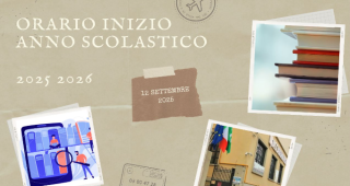 Scopri di più sull'articolo ORARIO INIZIO ANNO SCOLASTICO 2025 2026