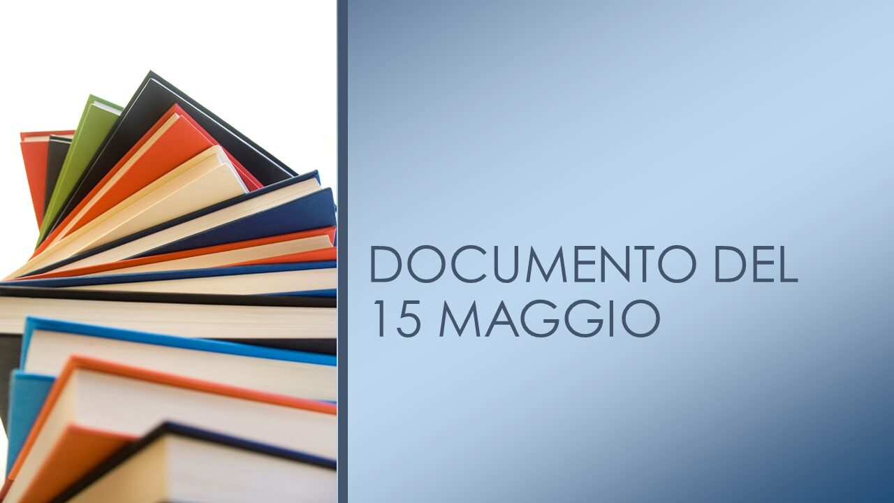 Scopri di più sull'articolo DOCUMENTO DEL CONSIGLIO DI CLASSE  CLASSE 5A